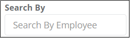 Employee search filter field