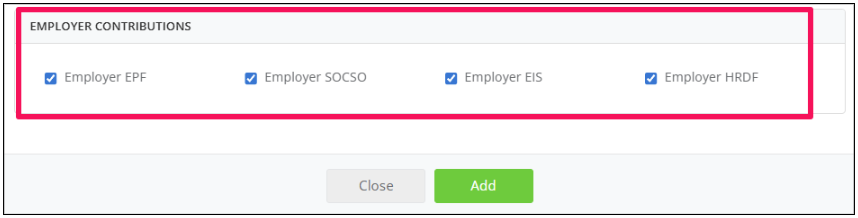 EMPLOYER CONTRIBUTIONS
