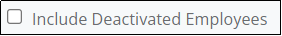 include deactivated employees